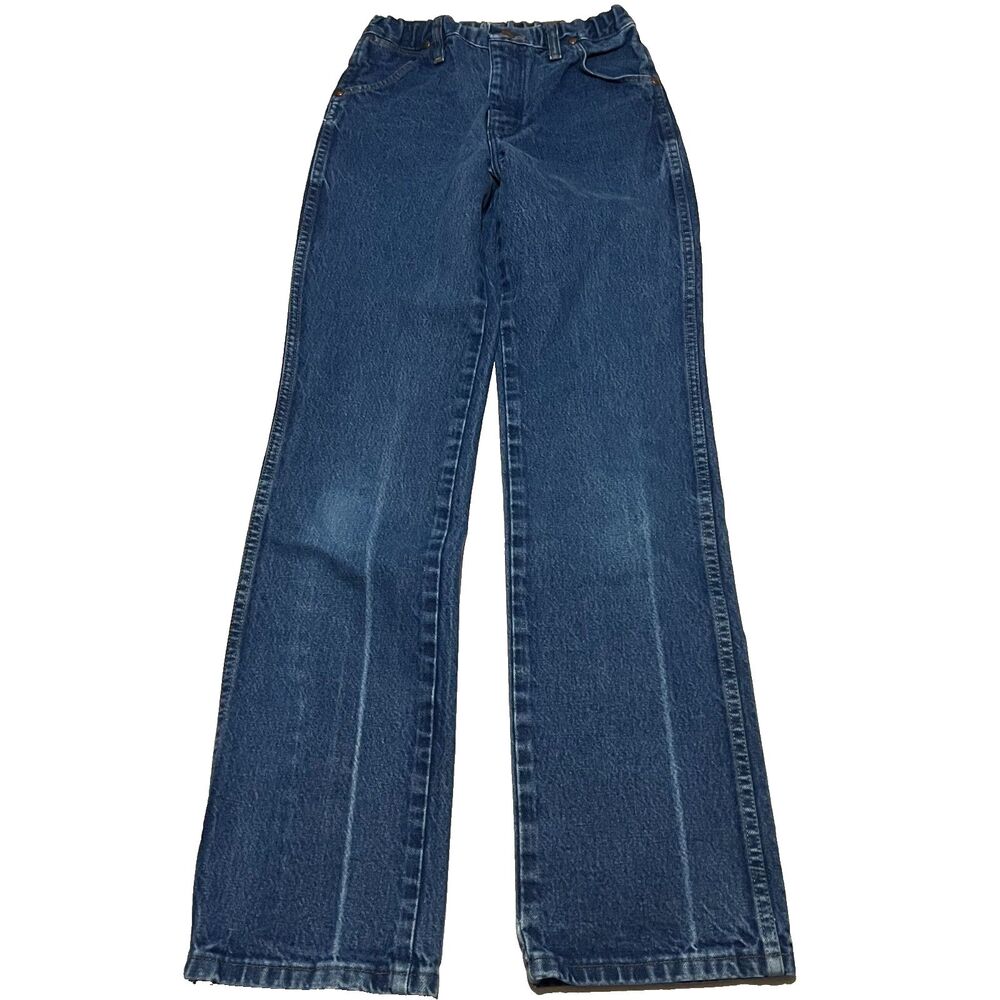 Wrangler Young Men's Cowboy Original Fit Western Jeans 28x32 Blue Rivet